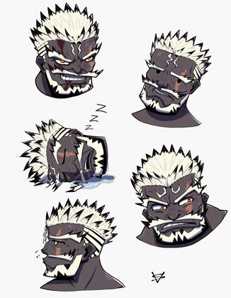 Expression Sheet OC Valman