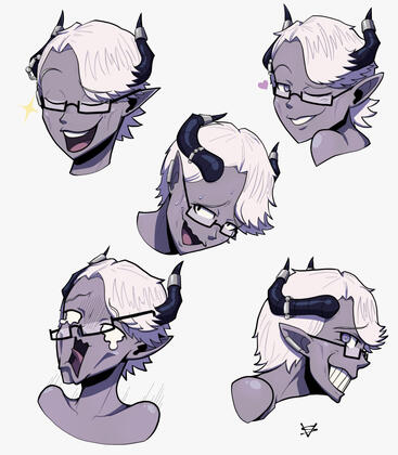 Expression Sheet OC Nathan